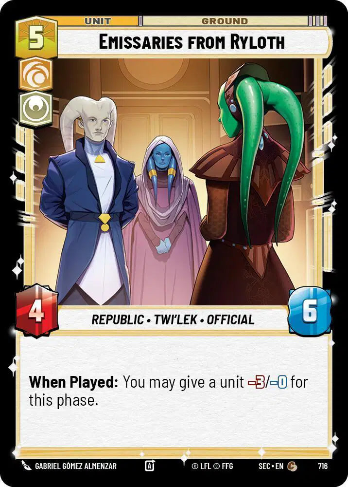 Emissaries from Ryloth (Foil) - SEC-716 - Secrets of Power