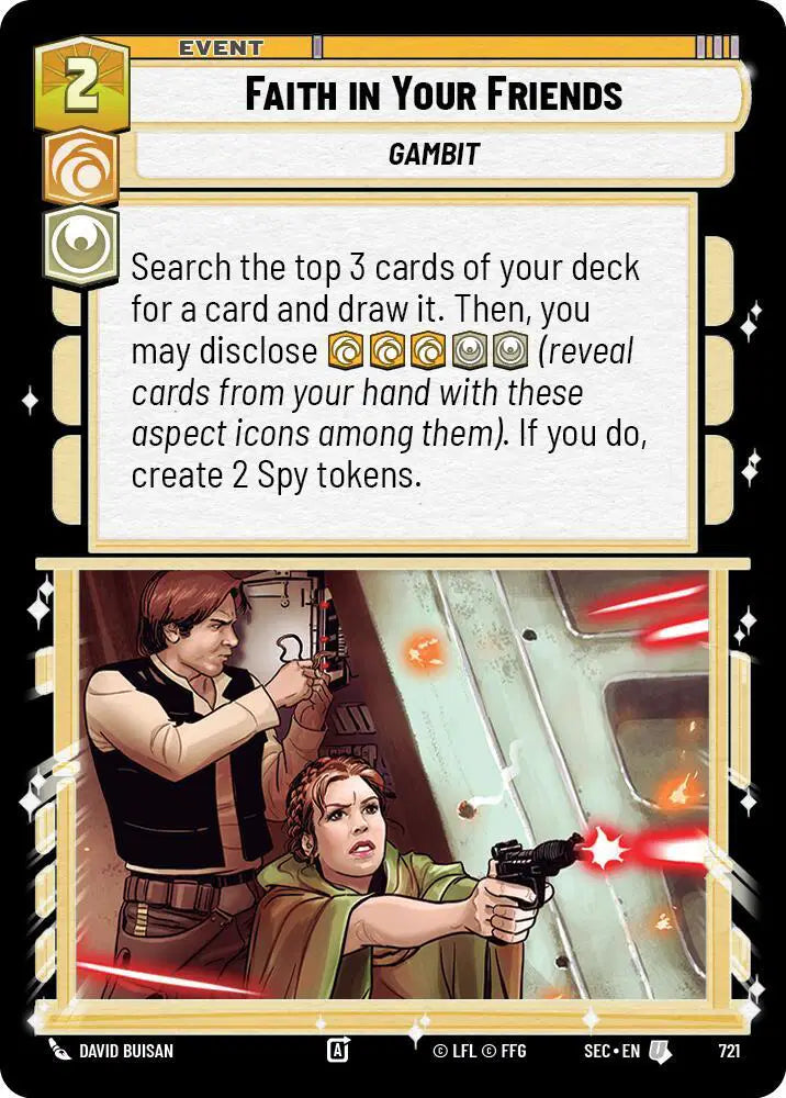 Faith in Your Friends (Foil) - SEC-721 - Secrets of Power