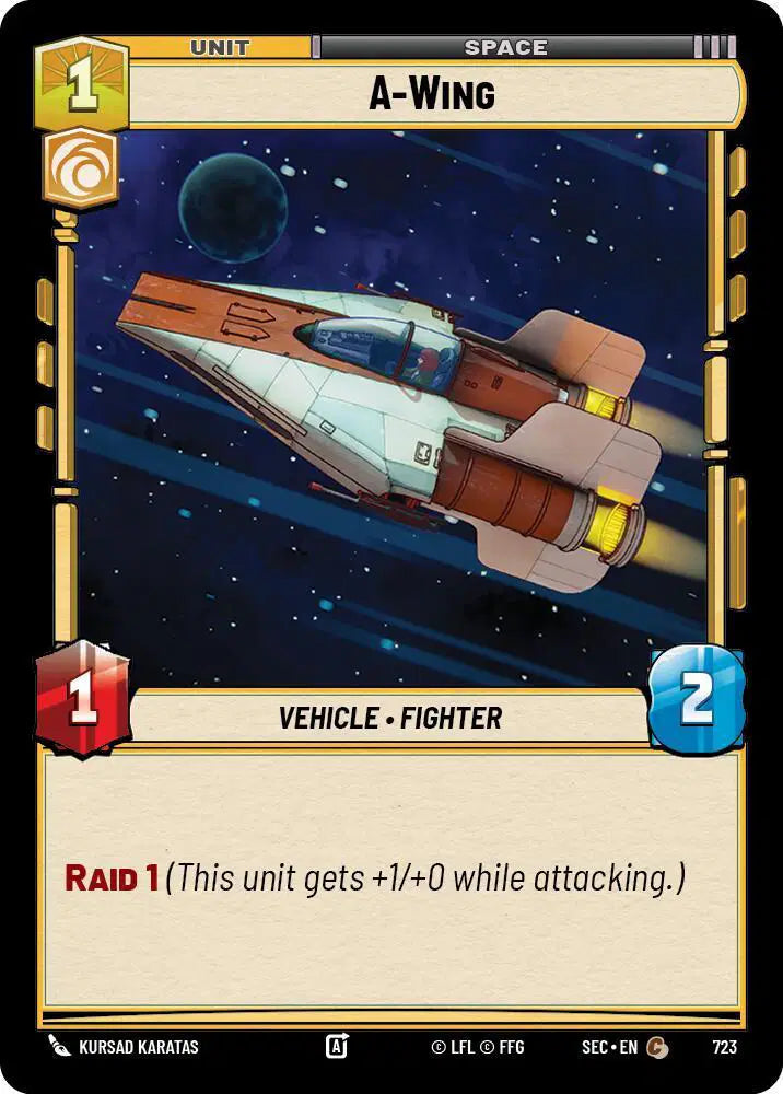 A-Wing (Foil) - SEC-723 - Secrets of Power