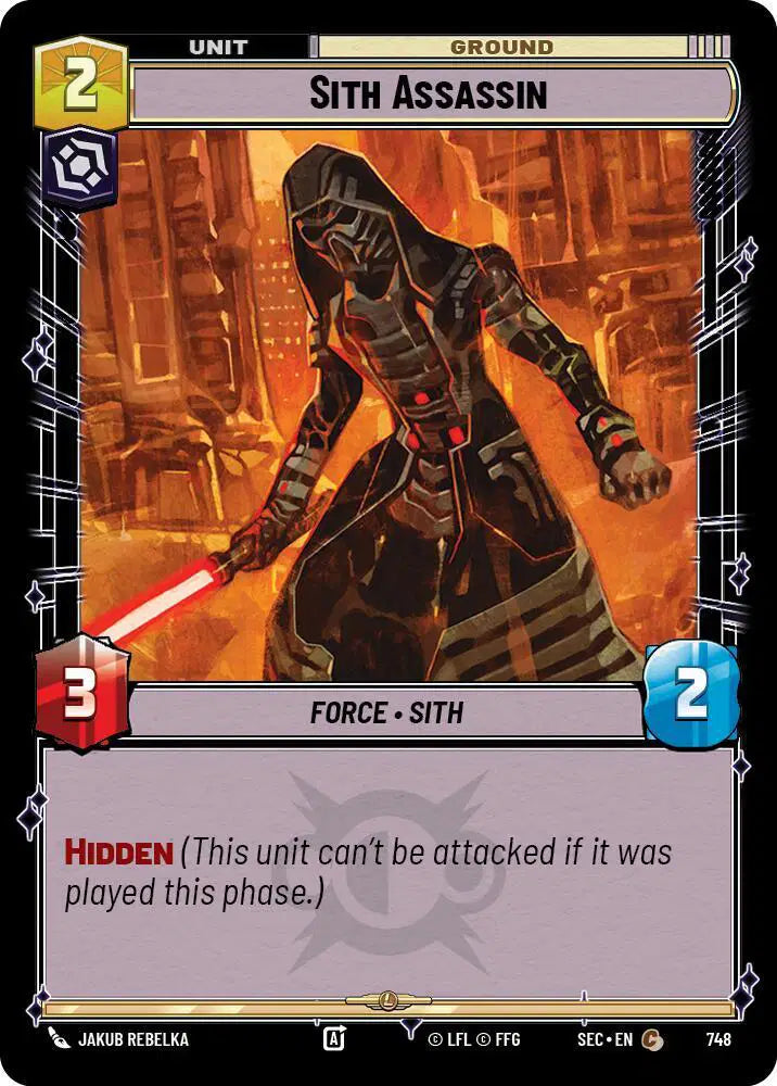 Sith Assassin (Foil) - SEC-748 - Secrets of Power