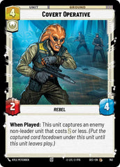 Covert Operative (Foil) - SEC-763 - Secrets of Power
