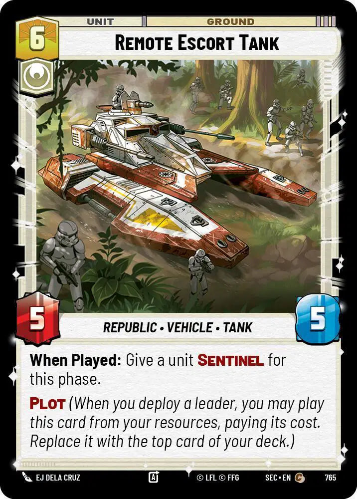 Remote Escort Tank (Foil) - SEC-765 - Secrets of Power