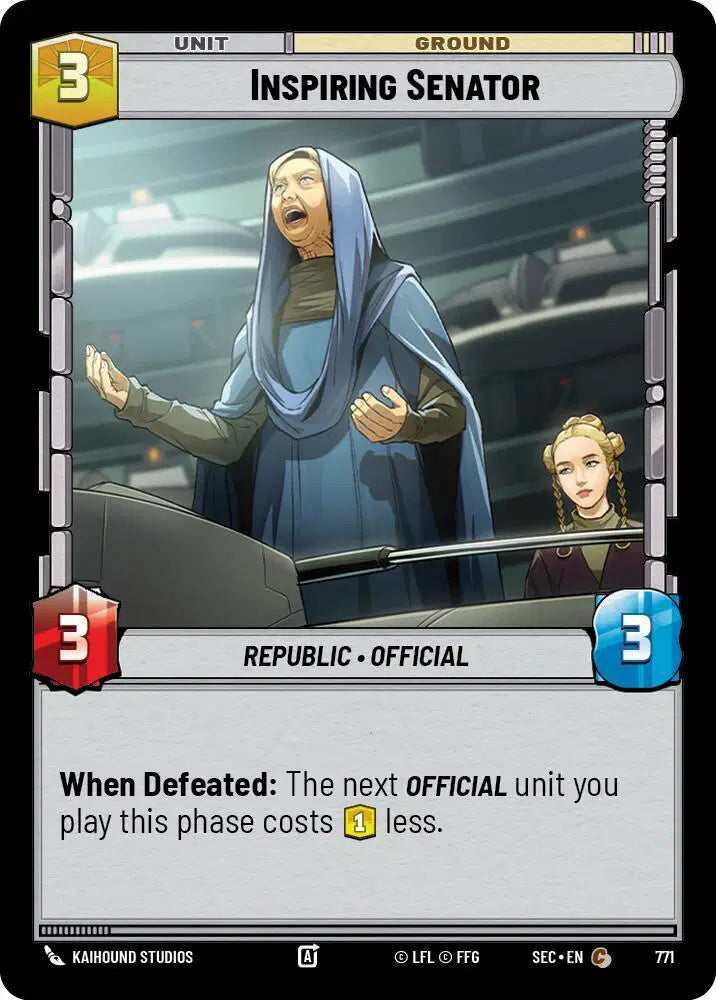 Inspiring Senator (Foil) - SEC-771 - Secrets of Power