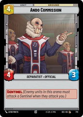 Ando Commission (Foil) - SEC-772 - Secrets of Power