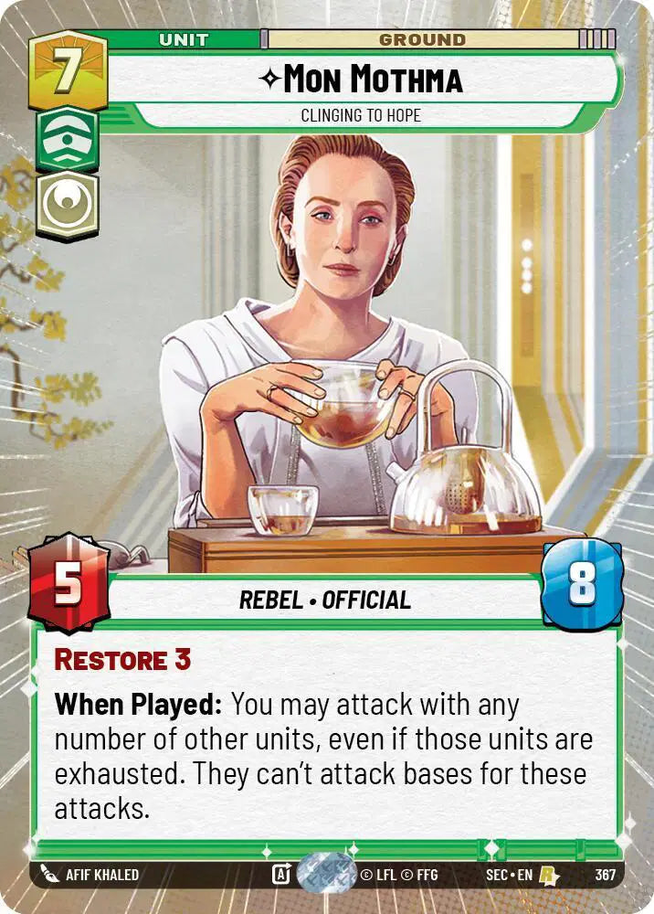 Mon Mothma - Clinging to Hope (Hyperspace) - SEC-367 - Secrets of Power