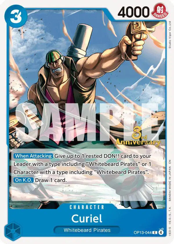 Curiel - OP13-044 - Carrying On His Will: 3rd Anniversary Tournament Cards