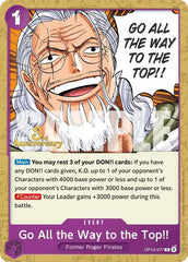 Go All the Way to the Top!! - OP13-077 - Carrying On His Will: 3rd Anniversary Tournament Cards