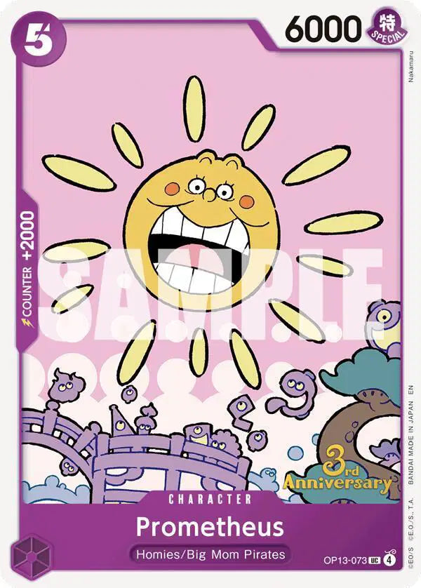 Prometheus - OP13-073 - Carrying On His Will: 3rd Anniversary Tournament Cards