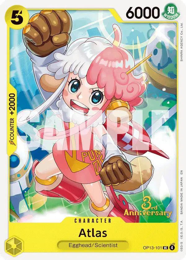 Atlas - OP13-101 - Carrying On His Will: 3rd Anniversary Tournament Cards