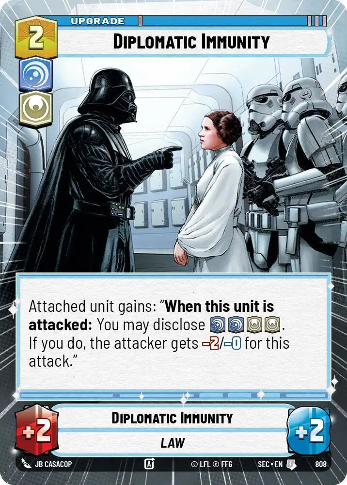 Diplomatic Immunity (Hyperspace Foil) - SEC-808 - Secrets of Power