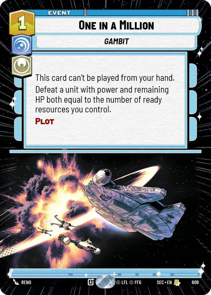 One in a Million (Hyperspace Foil) - SEC-809 - Secrets of Power