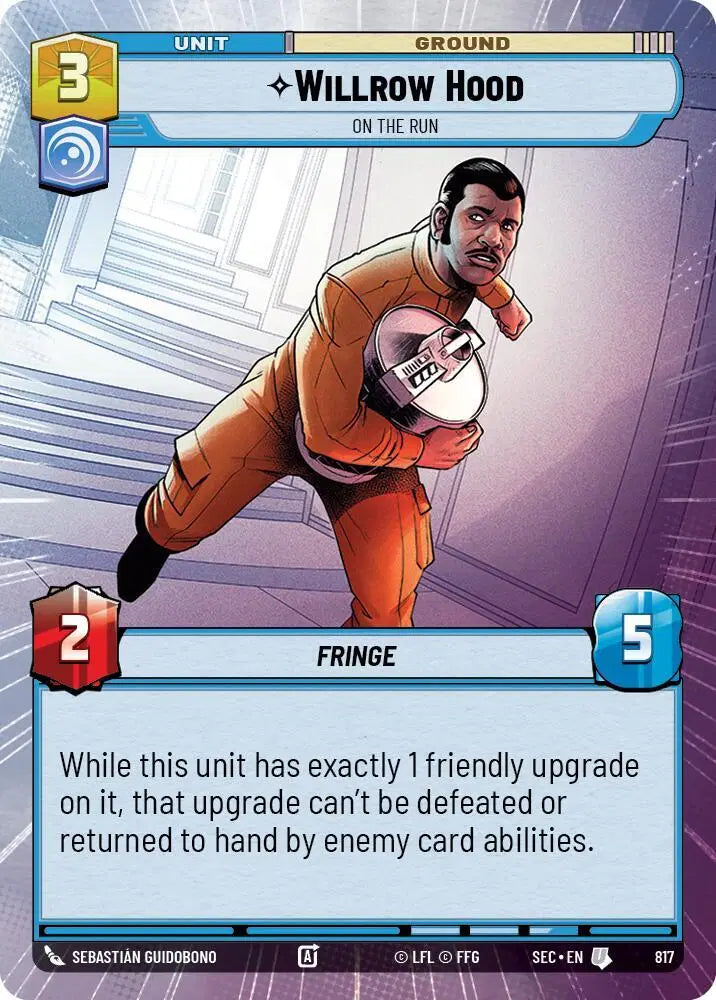 Willrow Hood - On the Run (Hyperspace Foil) - SEC-817 - Secrets of Power