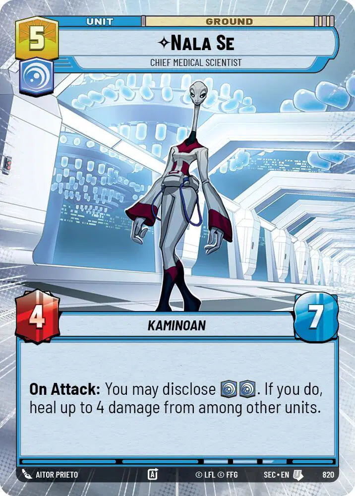 Nala Se - Chief Medical Scientist (Hyperspace Foil) - SEC-820 - Secrets of Power