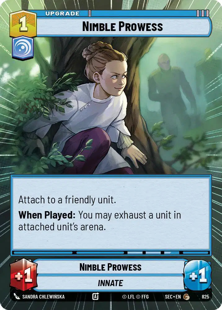 Nimble Prowess (Hyperspace Foil) - SEC-825 - Secrets of Power