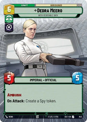 Dedra Meero - With Verifiable Data (Hyperspace Foil) - SEC-843 - Secrets of Power