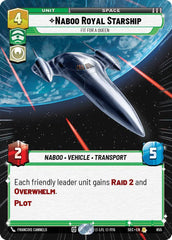 Naboo Royal Starship - Fit For A Queen (Hyperspace Foil) - SEC-855 - Secrets of Power