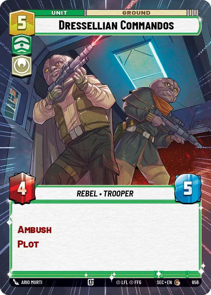 Dressellian Commandos (Hyperspace Foil) - SEC-856 - Secrets of Power