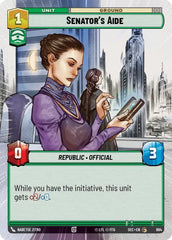Senator's Aide (Hyperspace Foil) - SEC-864 - Secrets of Power