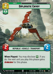 Diplomatic Envoy (Hyperspace Foil) - SEC-865 - Secrets of Power