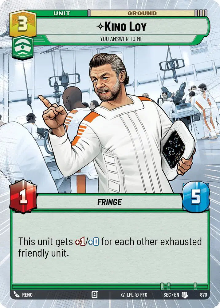 Kino Loy - You Answer to Me (Hyperspace Foil) - SEC-870 - Secrets of Power