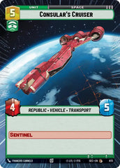 Consular's Cruiser (Hyperspace Foil) - SEC-873 - Secrets of Power