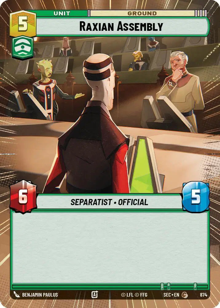 Raxian Assembly (Hyperspace Foil) - SEC-874 - Secrets of Power