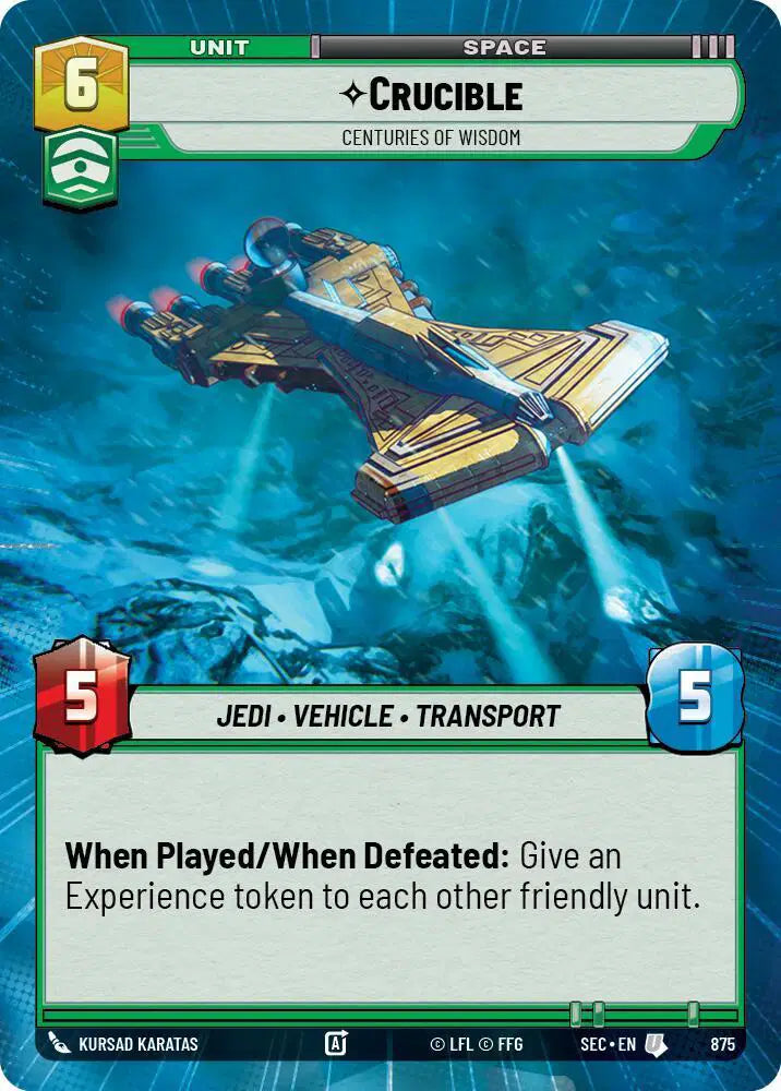 Crucible - Centuries of Wisdom (Hyperspace Foil) - SEC-875 - Secrets of Power