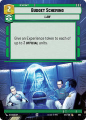 Budget Scheming (Hyperspace Foil) - SEC-880 - Secrets of Power