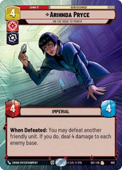 Arihnda Pryce - On the Road to Power (Hyperspace Foil) - SEC-892 - Secrets of Power