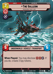 The Galleon - Marauding Pirate Ship (Hyperspace Foil) - SEC-897 - Secrets of Power