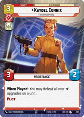 Kaydel Connix - For Our Survival (Hyperspace Foil) - SEC-905 - Secrets of Power