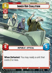 Inner Rim Coalition (Hyperspace Foil) - SEC-910 - Secrets of Power