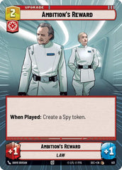 Ambition's Reward (Hyperspace Foil) - SEC-931 - Secrets of Power