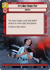 It's Not Over Yet (Hyperspace Foil) - SEC-933 - Secrets of Power