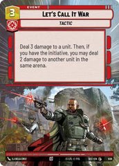Let's Call It War (Hyperspace Foil) - SEC-936 - Secrets of Power
