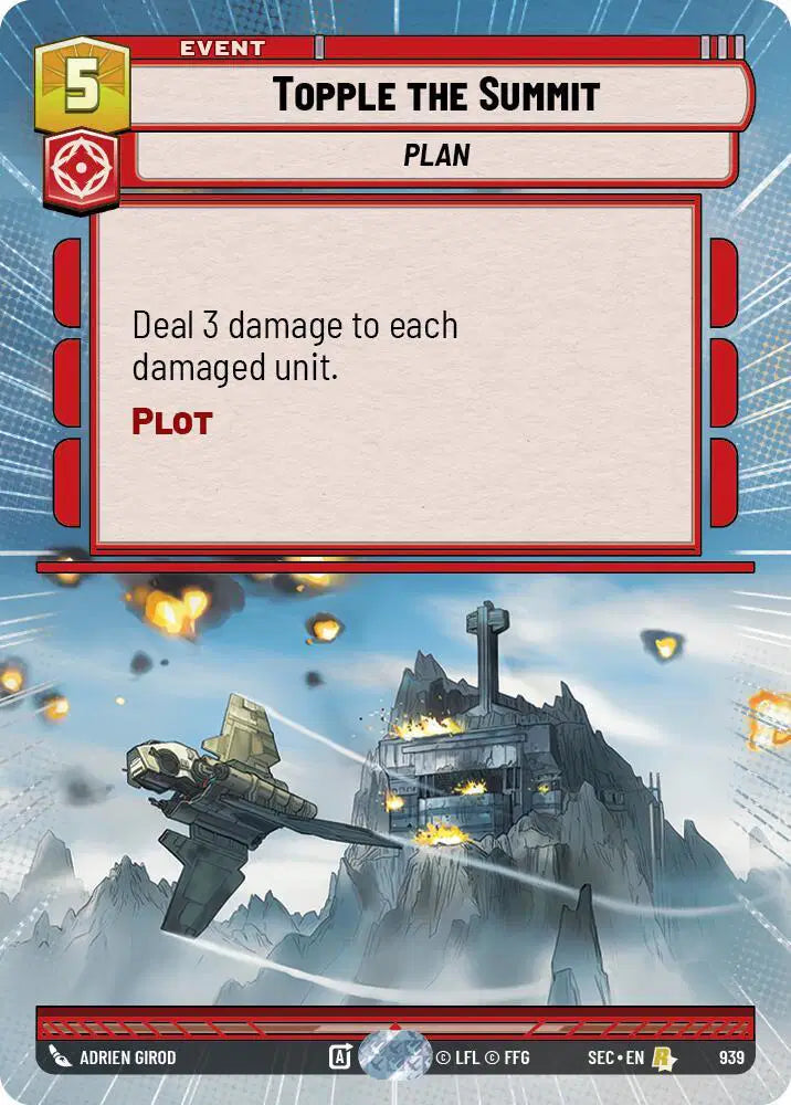 Topple the Summit (Hyperspace Foil) - SEC-939 - Secrets of Power