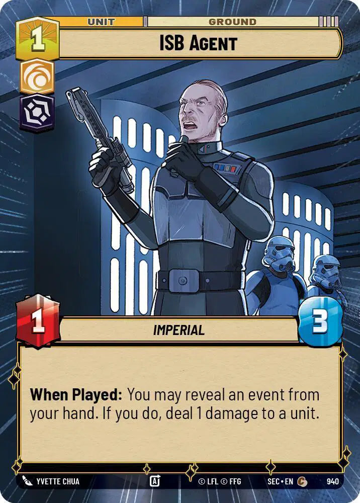 ISB Agent (Hyperspace Foil) - SEC-940 - Secrets of Power