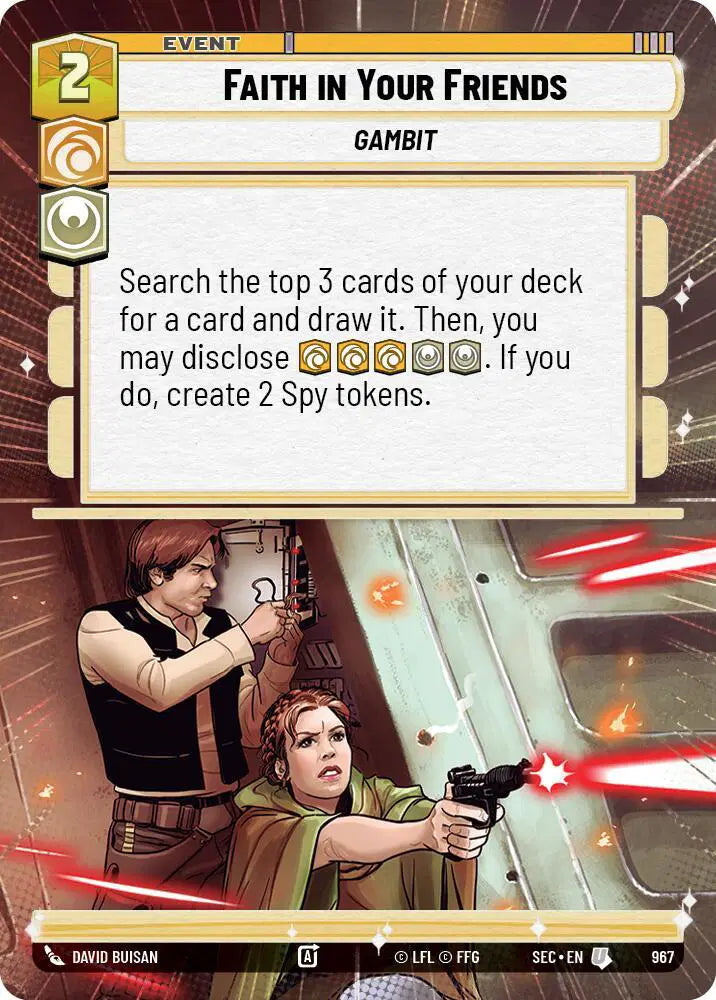 Faith in Your Friends (Hyperspace Foil) - SEC-967 - Secrets of Power