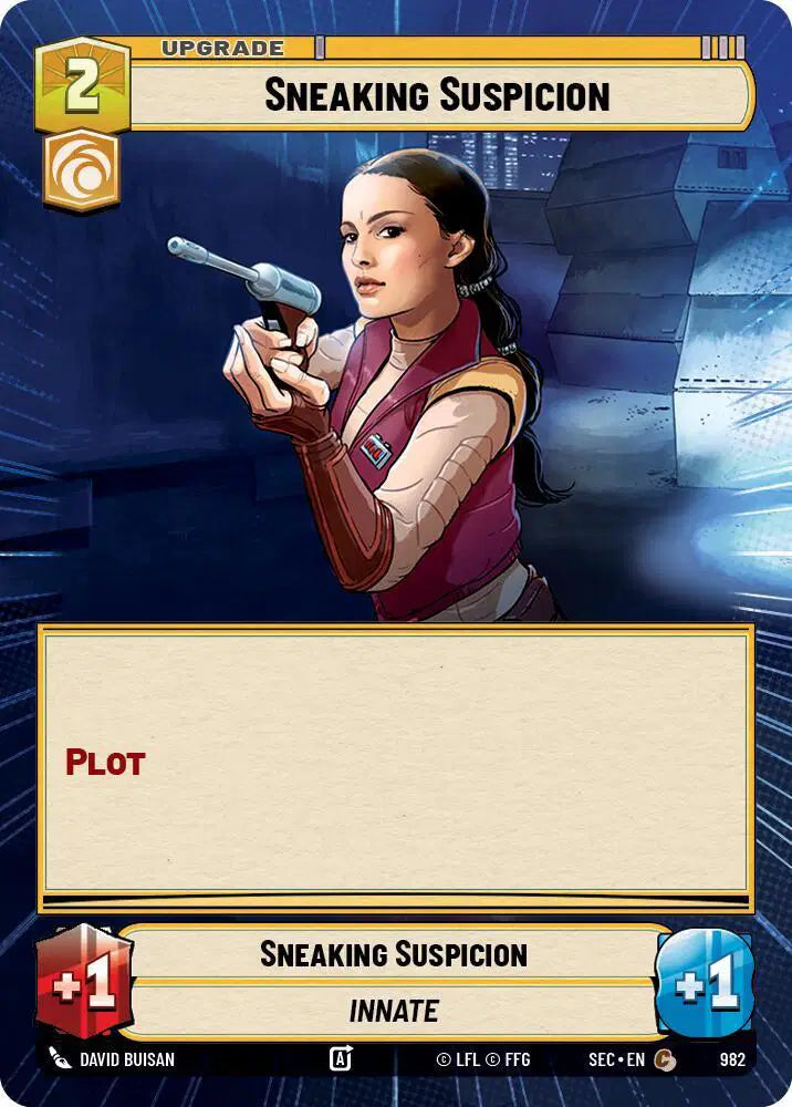 Sneaking Suspicion (Hyperspace Foil) - SEC-982 - Secrets of Power