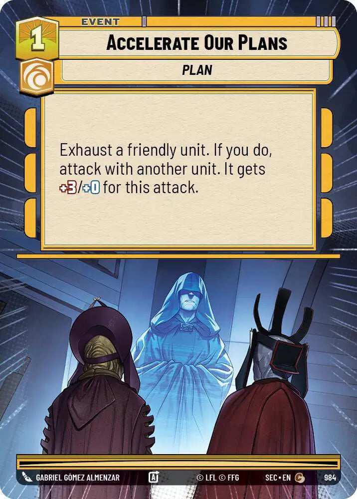 Accelerate Our Plans (Hyperspace Foil) - SEC-984 - Secrets of Power