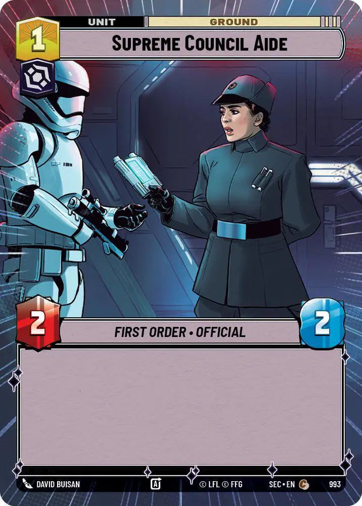 Supreme Council Aide (Hyperspace Foil) - SEC-993 - Secrets of Power