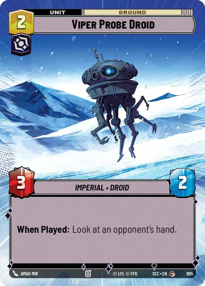 Viper Probe Droid (Hyperspace Foil) - SEC-995 - Secrets of Power