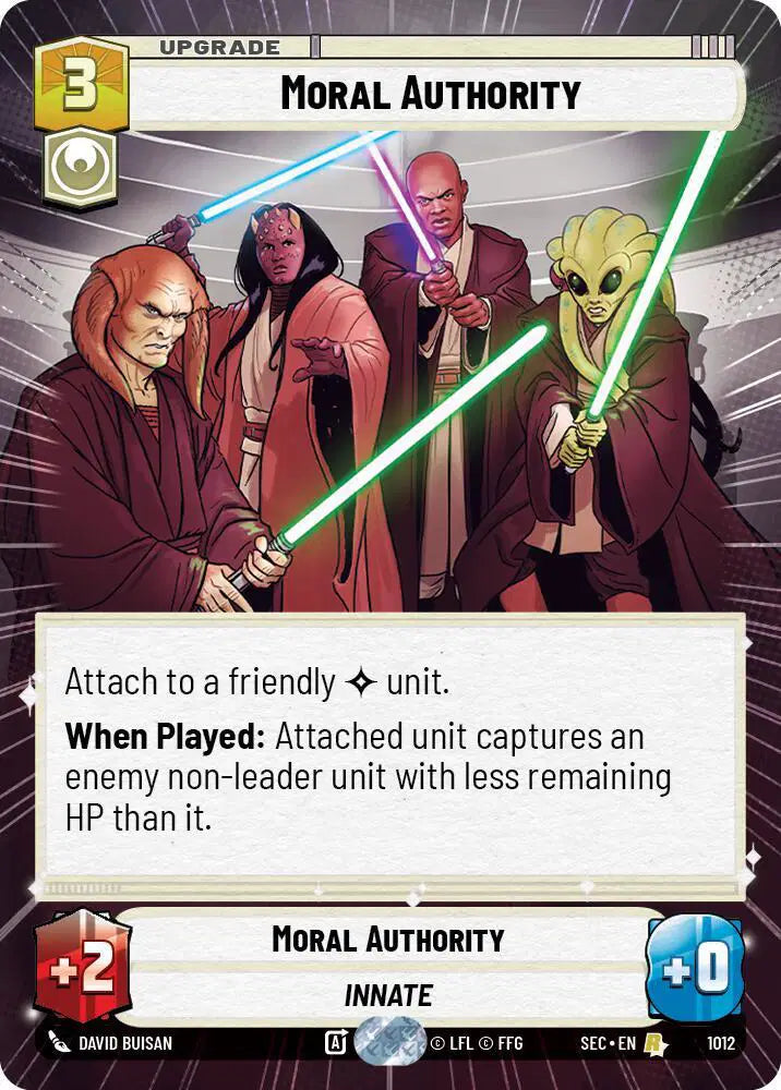 Moral Authority (Hyperspace Foil) - SEC-1012 - Secrets of Power