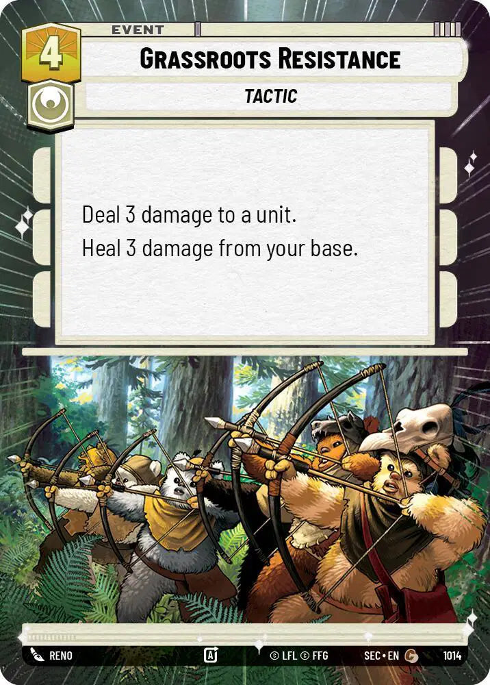 Grassroots Resistance (Hyperspace Foil) - SEC-1014 - Secrets of Power