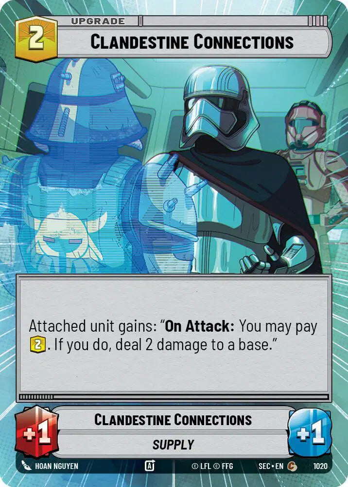 Clandestine Connections (Hyperspace Foil) - SEC-1020 - Secrets of Power