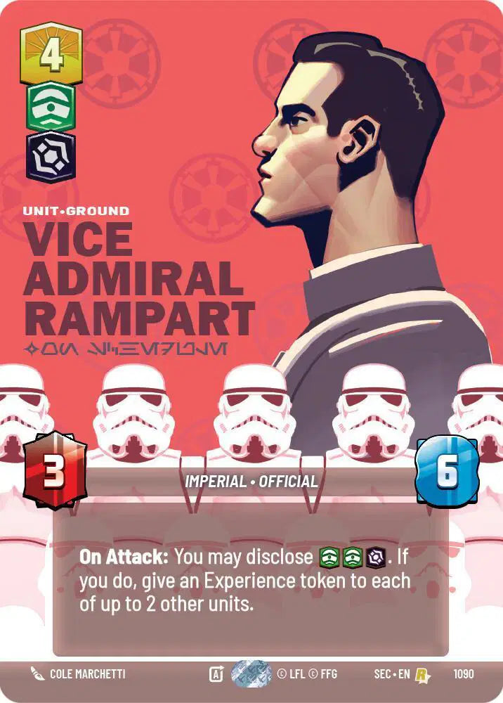 Vice Admiral Rampart - On Schedule (Prestige Foil) - SEC-1090 - Secrets of Power