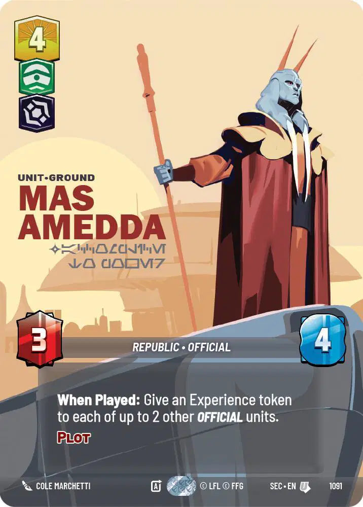 Mas Amedda - Accomplice to Power (Prestige Foil) - SEC-1091 - Secrets of Power