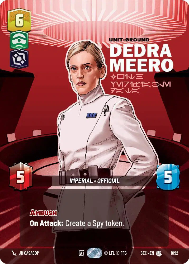 Dedra Meero - With Verifiable Data (Prestige Foil) - SEC-1092 - Secrets of Power