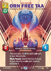 Orn Free Taa - Political Power Broker (Prestige Foil) - SEC-1101 - Secrets of Power