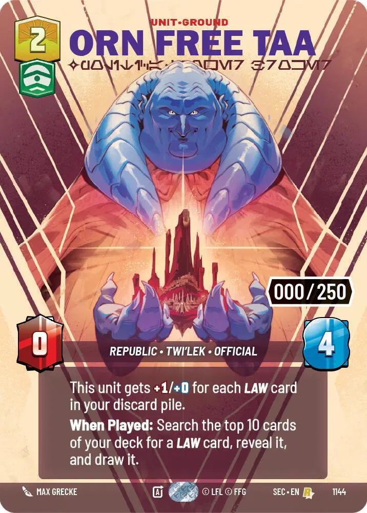 Orn Free Taa - Political Power Broker (Serialized) - SEC-1144 - Secrets of Power